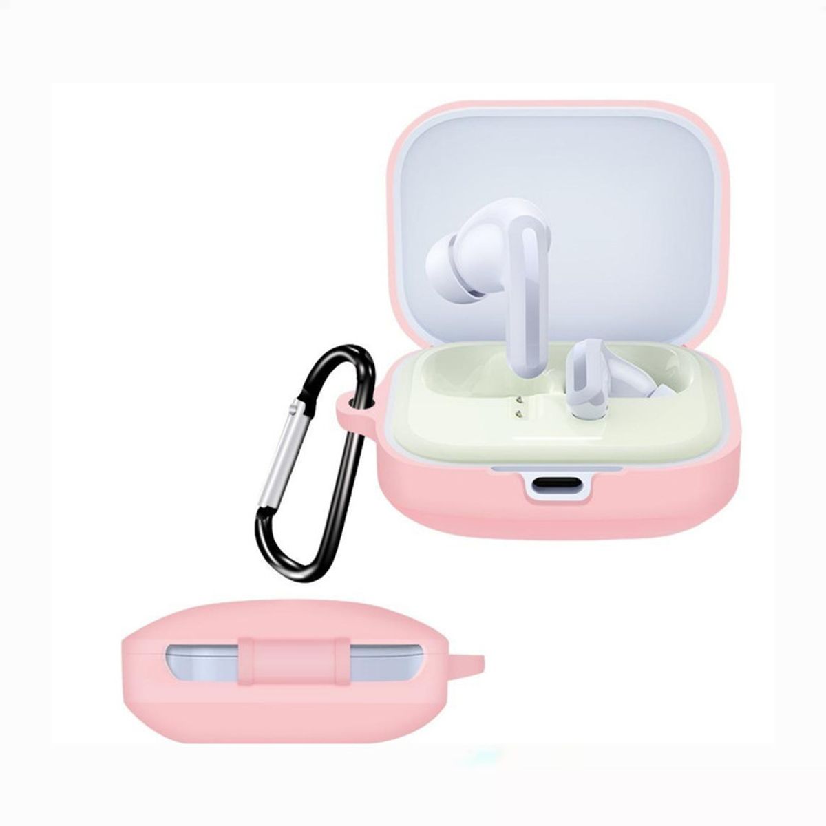 GENERICO - Case Silicona Para Xiaomi Buds 6 PLAY - Rosa