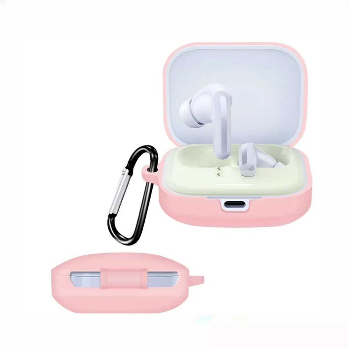 GENERICO - Case Silicona Para Xiaomi Buds 6 PLAY - Rosa