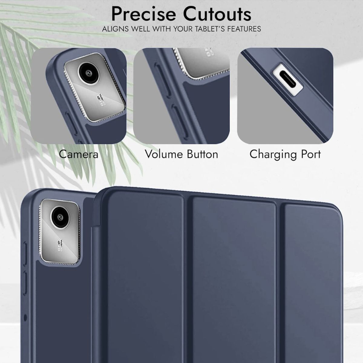 GENERICO - Funda Smart Case Portapencil Para Lenovo M11  K11 - AZUL