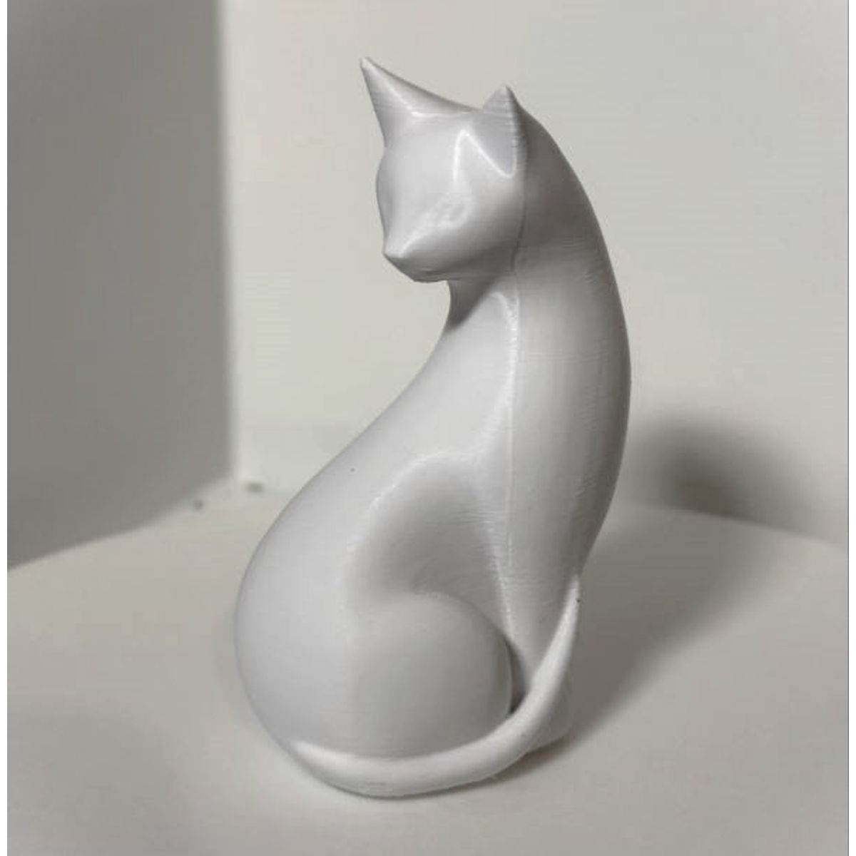 GENERICO - ADORNO EXCLUSIVO GATO BLANCO 23cm x 13cm x 9cm