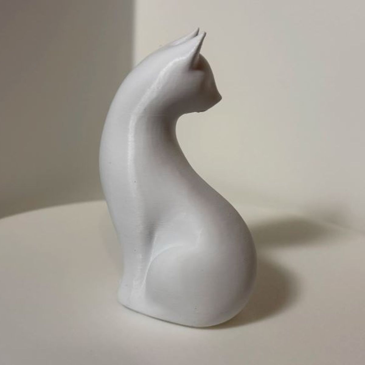 GENERICO - ADORNO EXCLUSIVO GATO BLANCO 23cm x 13cm x 9cm