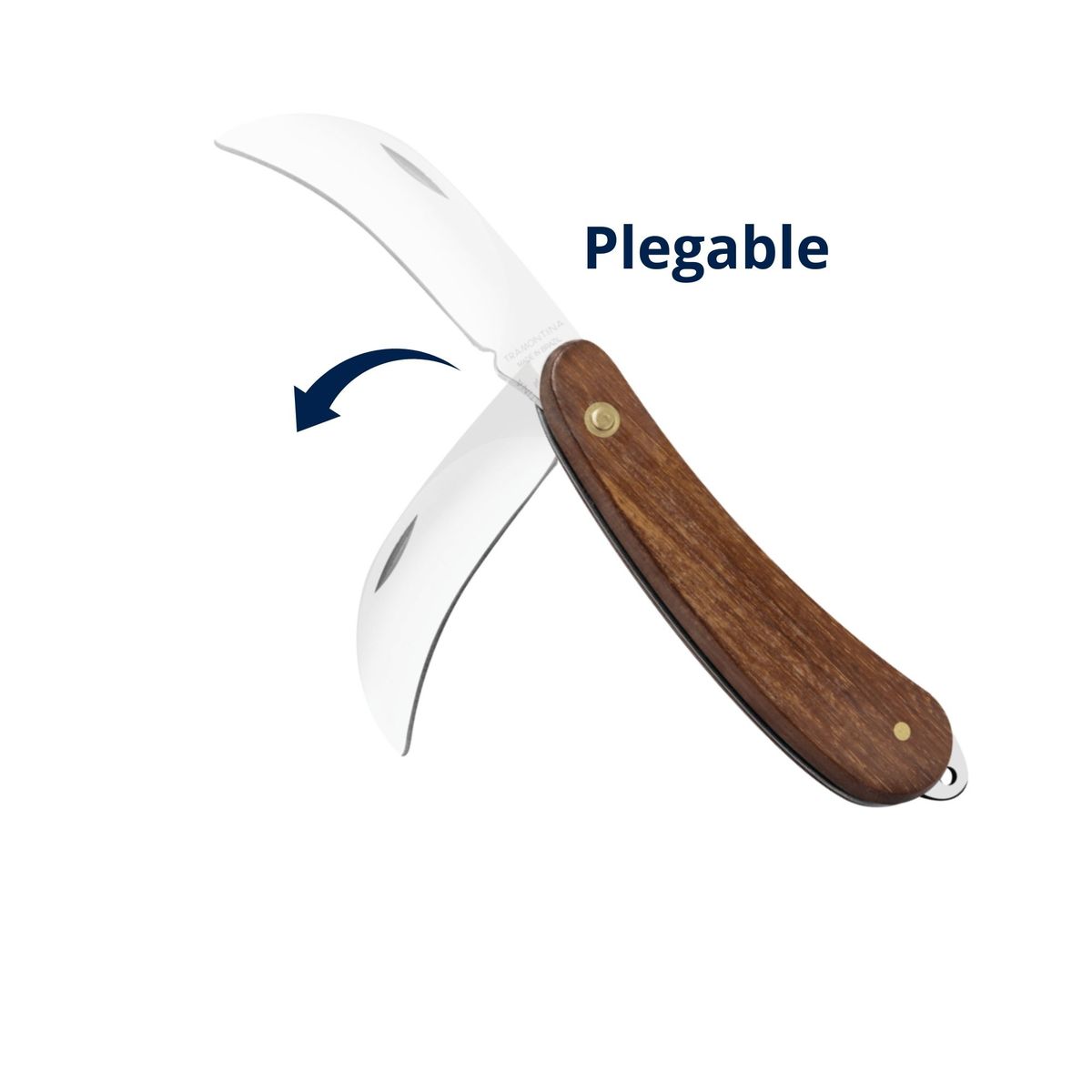 TRAMONTINA - Navaja cuchilla de Injerto plegable Tramontina