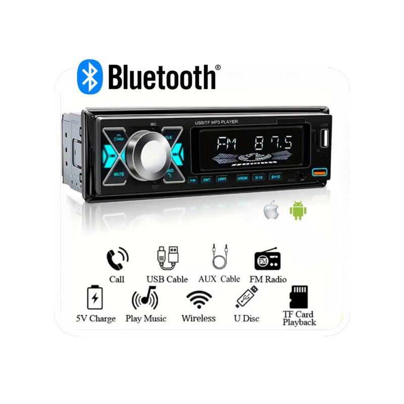 GENERICO - Autoradio Bluetooth 12V - MOD A3356