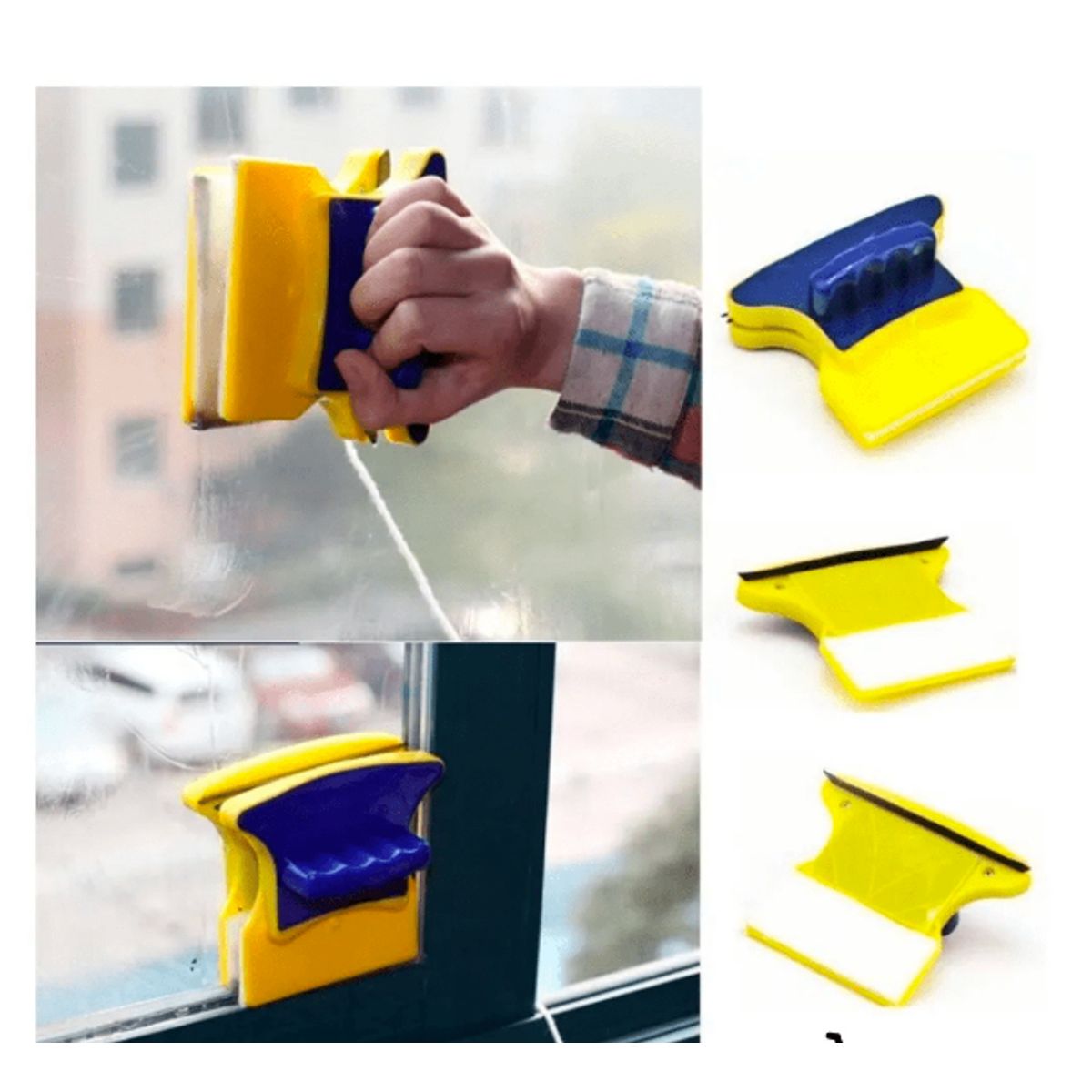 GENERICO - Magnetico Limpia Vidrios Casa