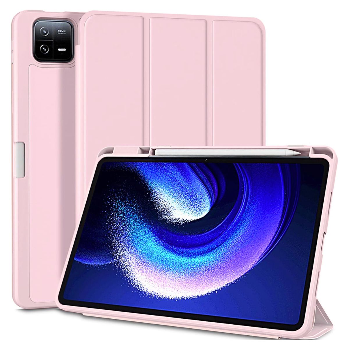 GENERICO - Funda Smart Case Portapencil Para Xiaomi Pad 6  11" - ROSADO