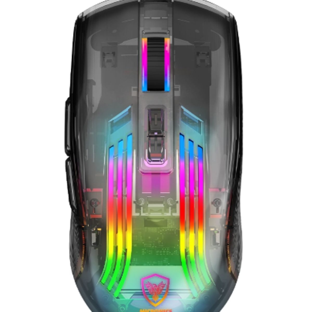 MICRONICS - Mouse Gamer QUARTZ 3 MIC GM802-3M BT USB-C RGB 7B 4800DPI MICRONICS
