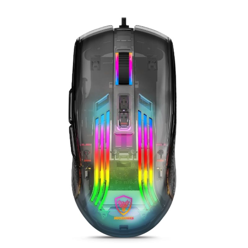 MICRONICS - Mouse Gamer QUARTZ 3 MIC GM802-3M BT USB-C RGB 7B 4800DPI MICRONICS