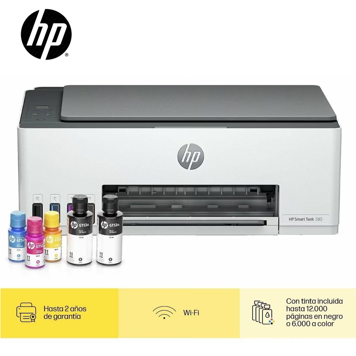 HP - IMPRESORA MULTIFUNCIONAL HP SMART TANK 580