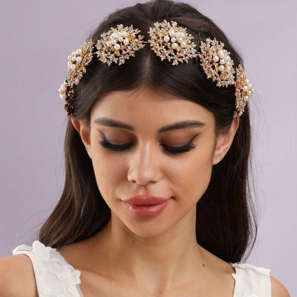 GENERICO - TOCADO TIARA ACCESORIO CABELLO JOYAS DE NOVIA