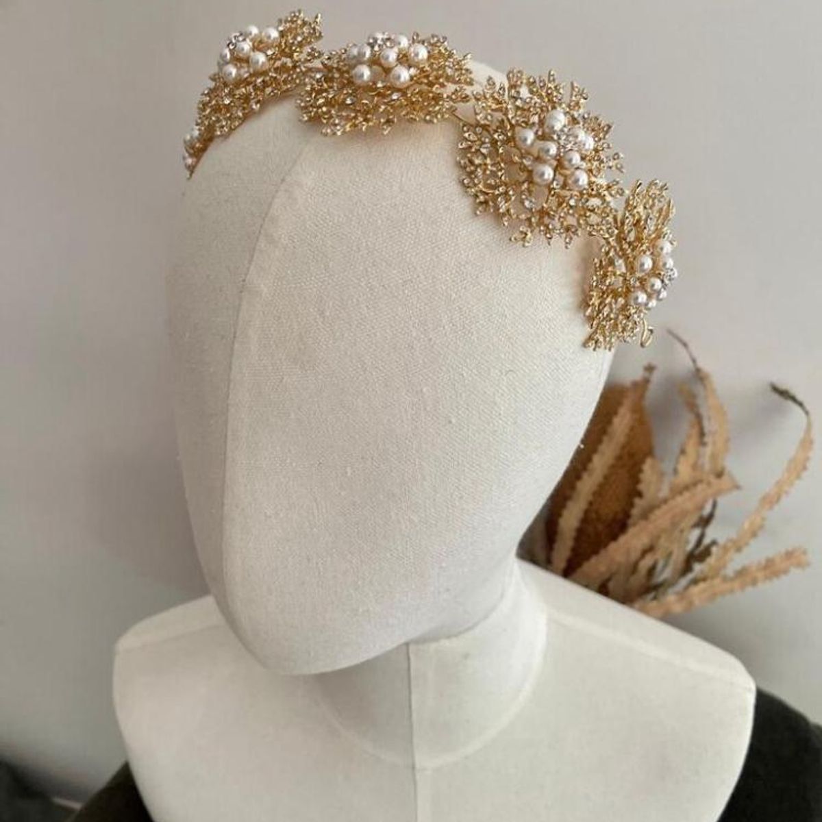 GENERICO - TOCADO TIARA ACCESORIO CABELLO JOYAS DE NOVIA