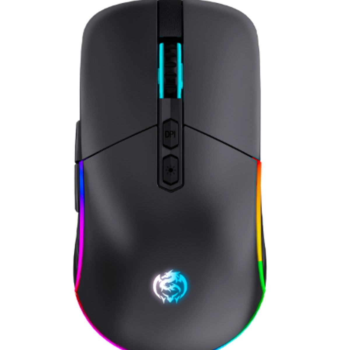 CYBERTEL - Mouse Gamer STRIKER BLACK CBX M601 USB RGB 7B 7200DPI CYBERTEL