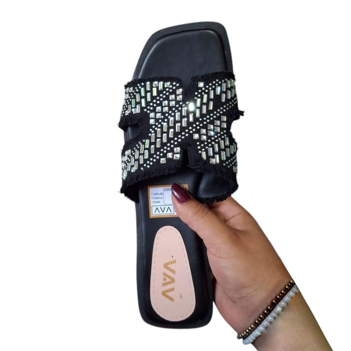 GENERICO - Sandalia Mujer Yomar Cruce Sereno 5C-40 Color Negro