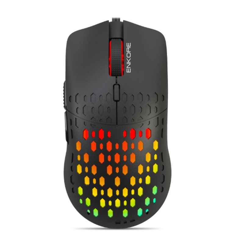 ENKORE - Mouse Gamer VIBRANT EKM303 USB 7LEDS 6B 3600DPI ENKORE