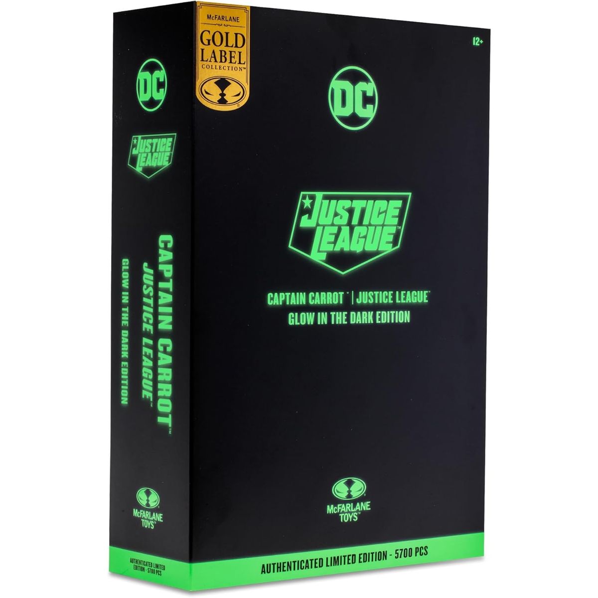 MCFARLANE TOYS - Dc Multiverse Capitan Carrot Glow In The Dark Gold Label