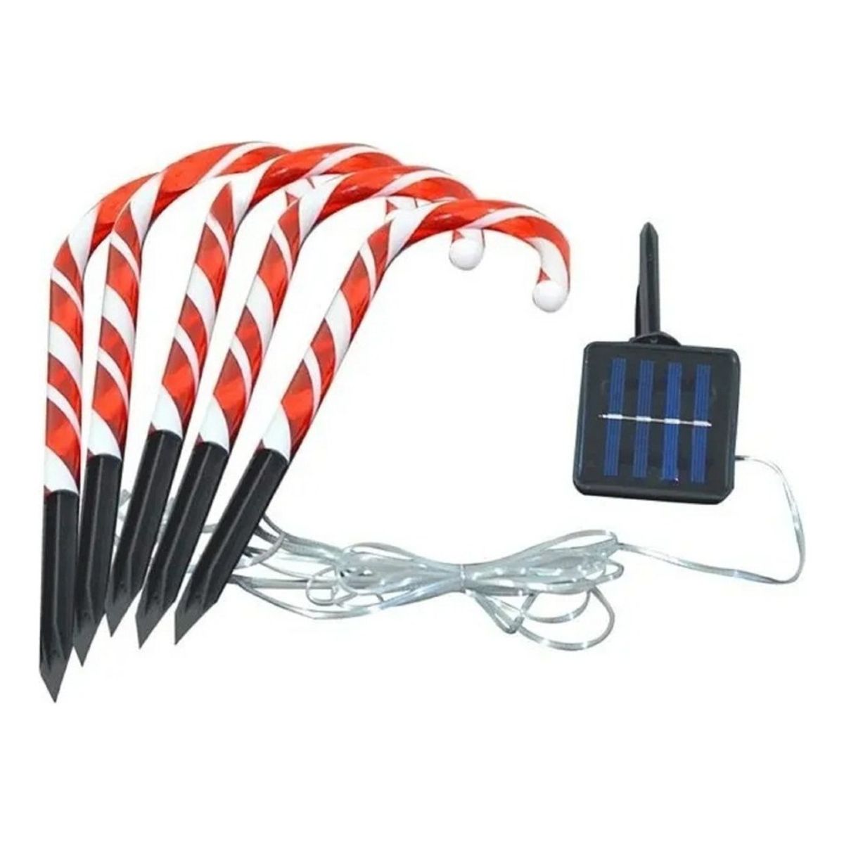 U BUY - Guirnaldas Solares Jardin 5 Baston Luces Ada Baston Luces-