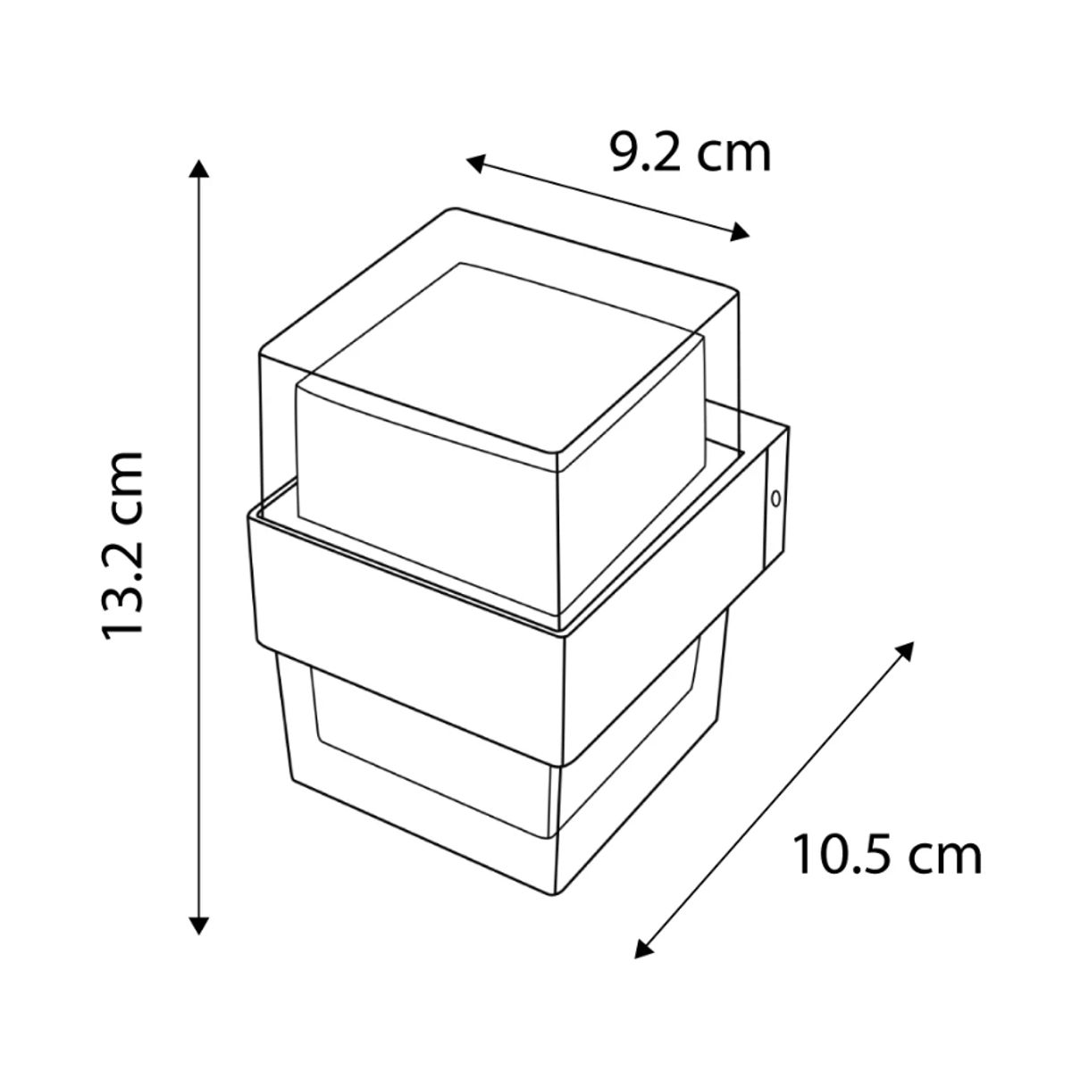 GENERICO - Aplique Modo Led 10W Luz Calida