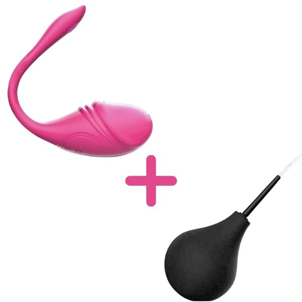 GENERICO - PACK ENEMA Y VIBRADOR CON APP