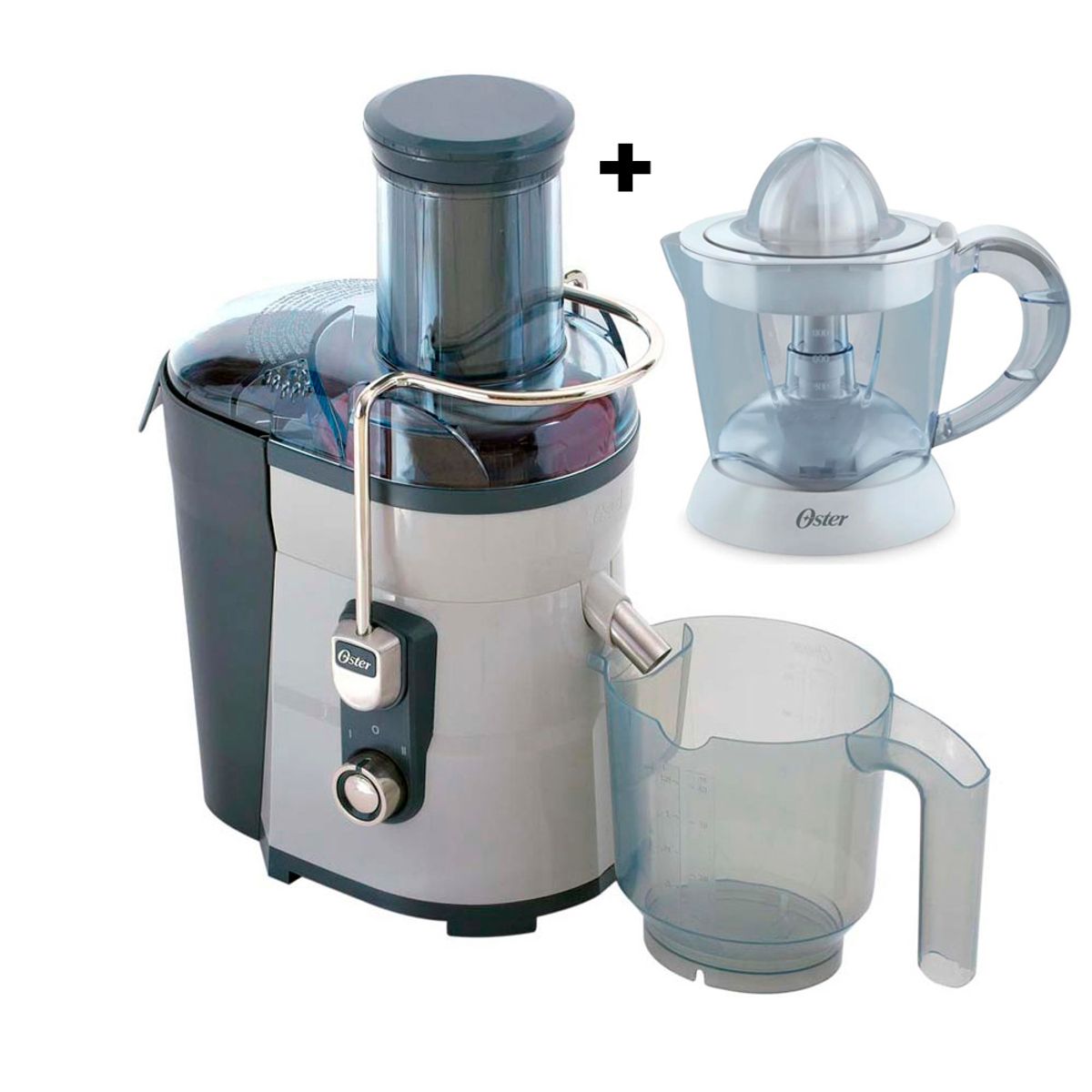 OSTER - Combo Extractor de jugos Oster 600W FPSTJE317S +Exprimidor Citricos