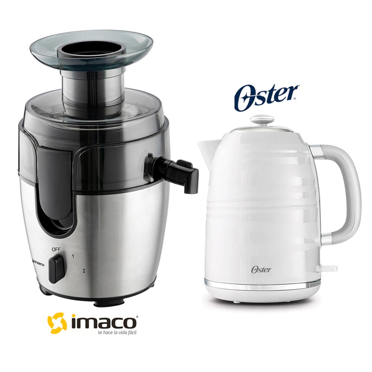 IMACO - Extractor Imaco JE600 + Hervidor Oster BVSTKT4177W