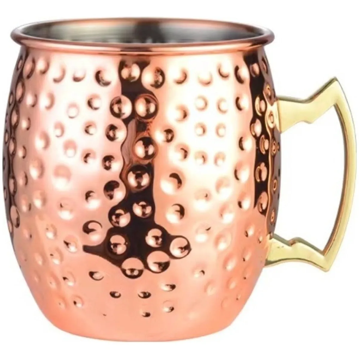 ANYHOGAR - Set 4 Vasos Cobre 550ml Premium Coctel Tragos