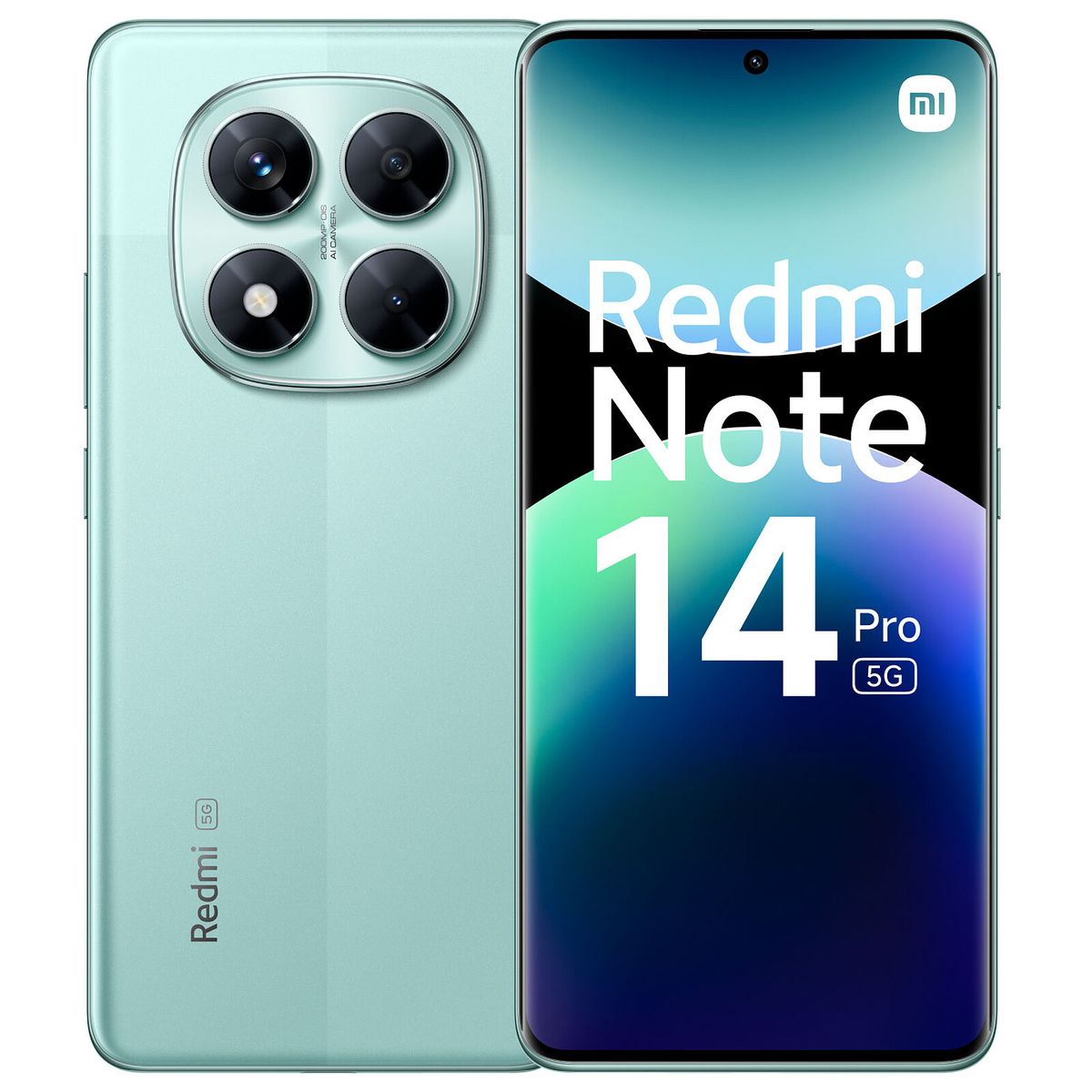 XIAOMI - XIAOMI REDMI NOTE 14 PRO 5G 8+256GB COLOR VERDE CORAL