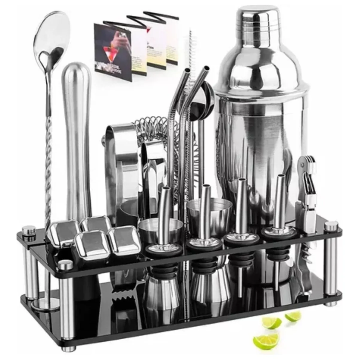 U BUY - Juego De Cócteles Para Bar Pub 23 Piezas 750mm Base