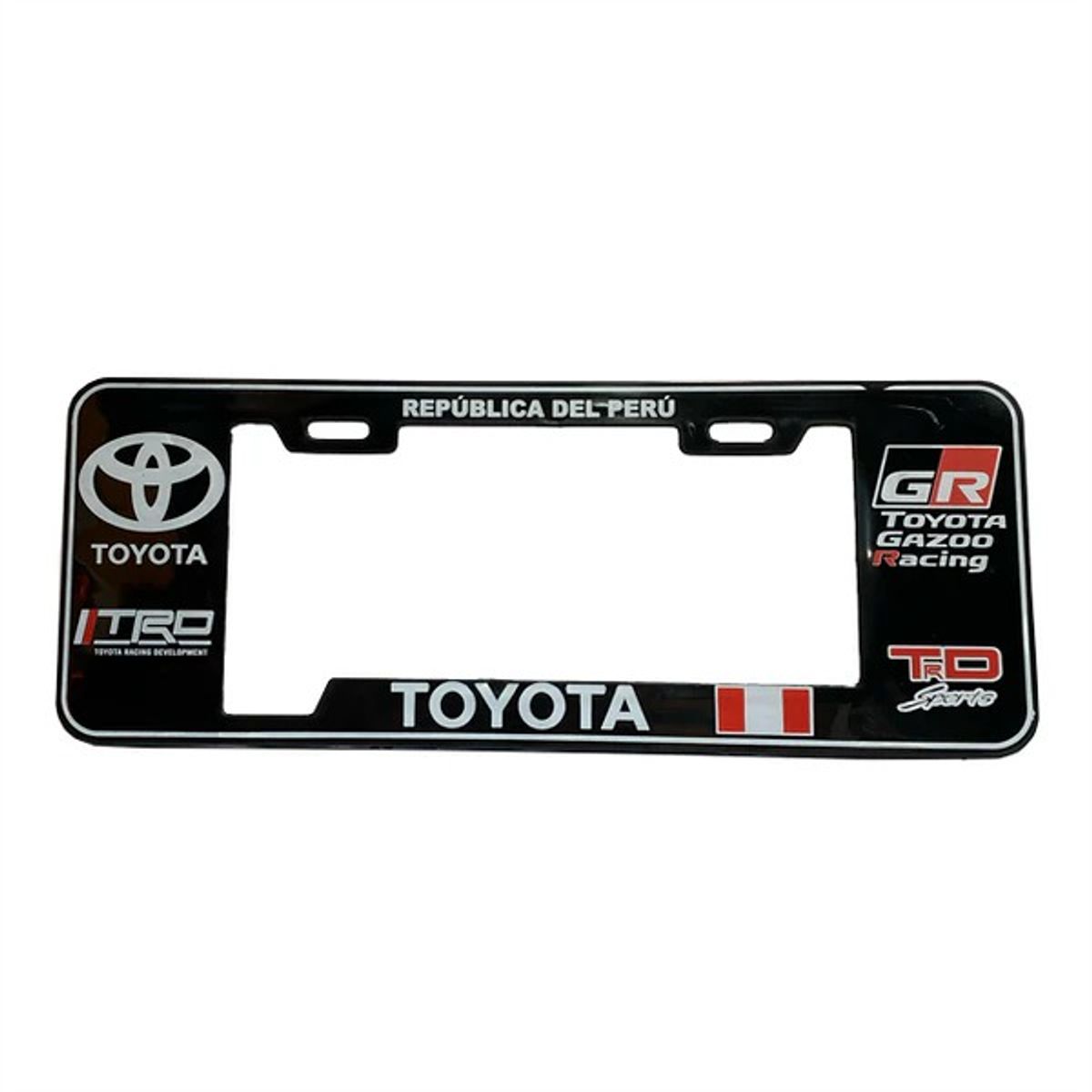 GENERICO - Porta Placa Toyota TRD Modelo Europeo