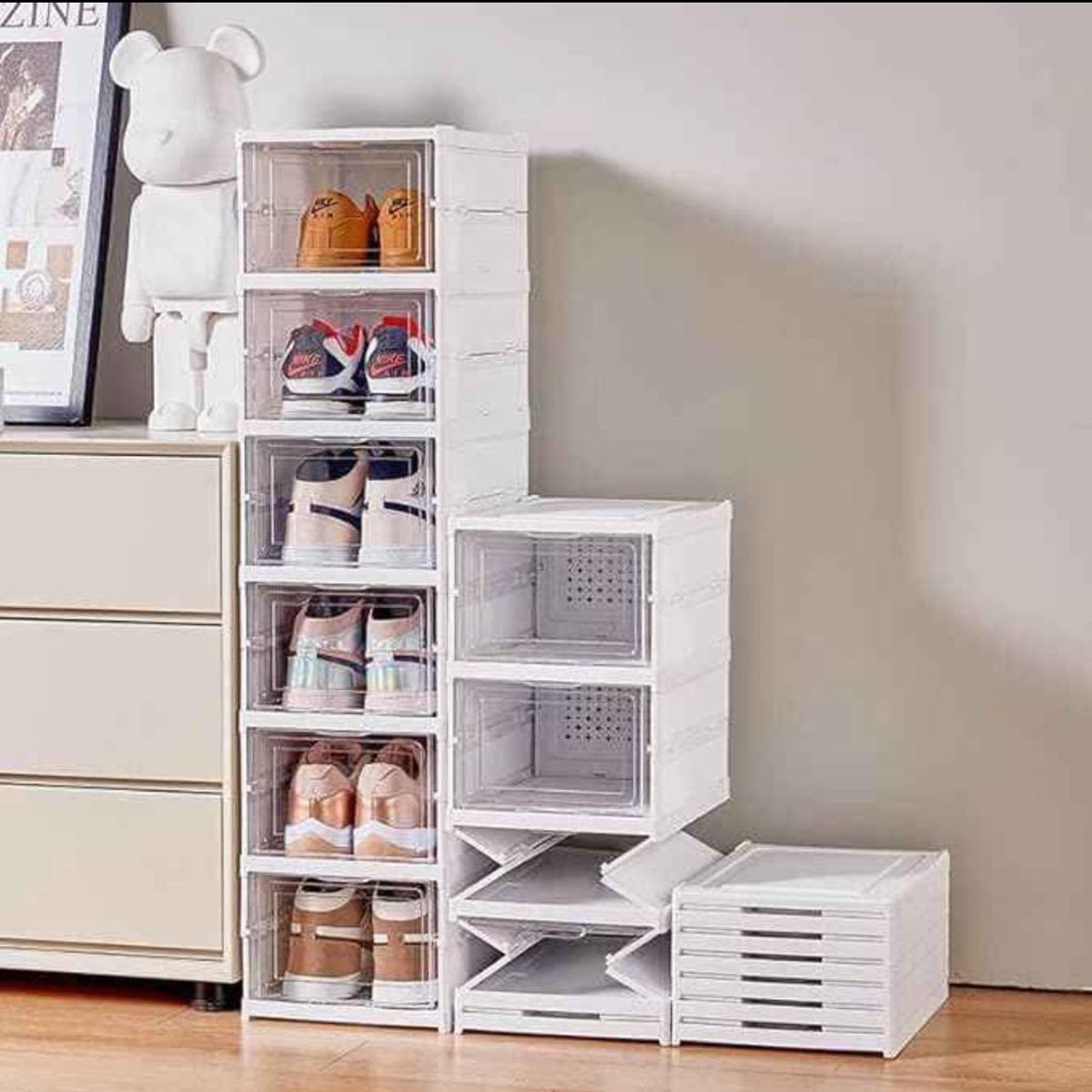 GENERICO - ORGANIZADOR DE ZAPATOS ZAPATERA PLEGABLE