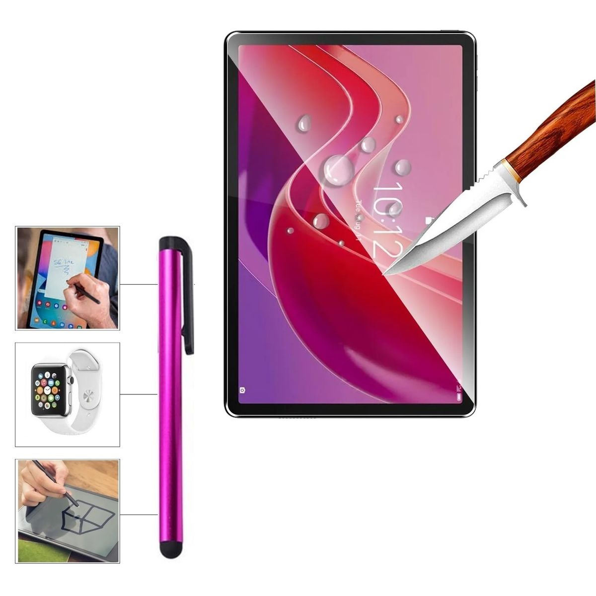 GENERICO - Mica Protector Lamina + Lapiz para Lenovo Tab M11 TB330FU TB330XU