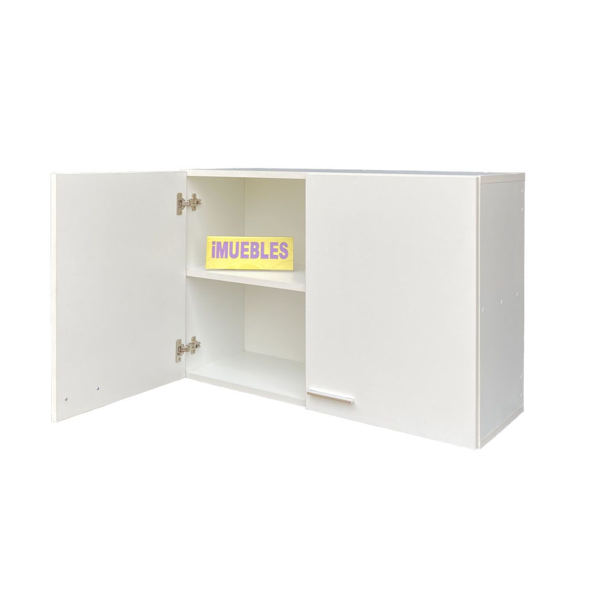 TEMEL - Mueble Aéreo de Cocina Blanco 90 cm con 2 Puertas – iMUEBLES