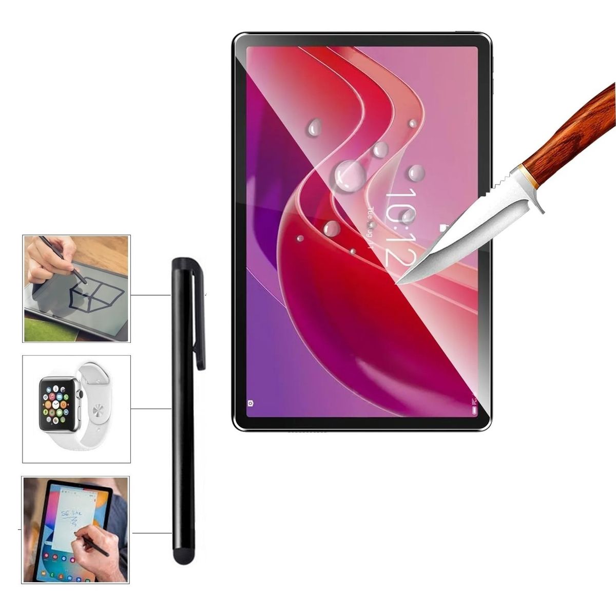 GENERICO - Mica Protector Lamina + Lapiz para Lenovo K11 TB330FUP TB330XUP 4G