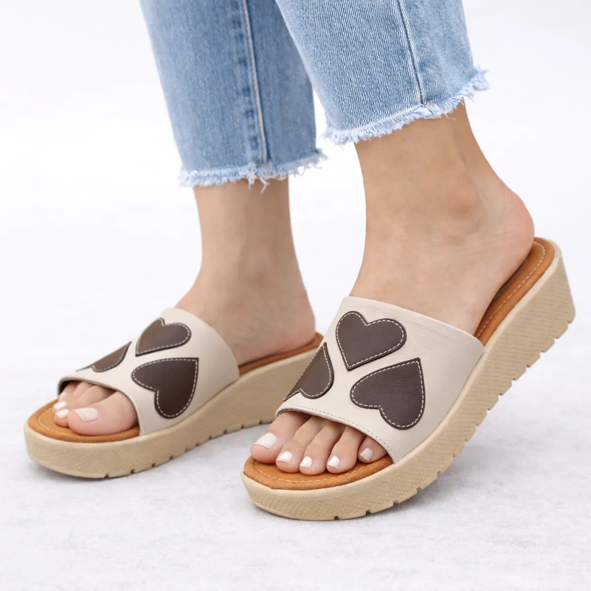 GENERICO - Sandalias Mujer Misshus Gina beige