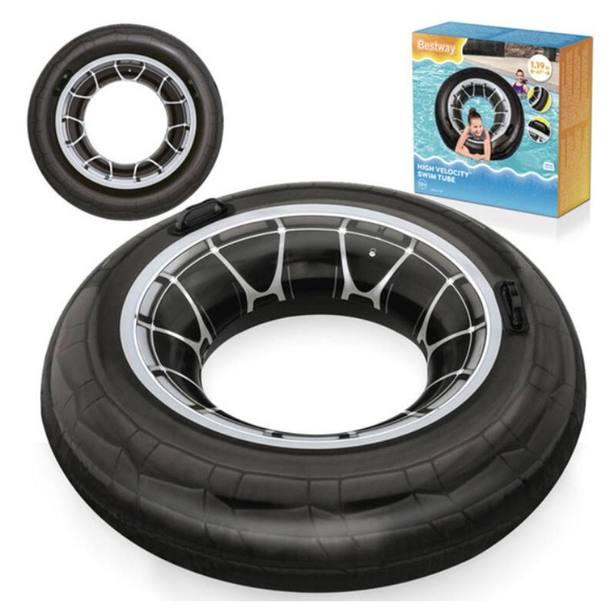 BESTWAY - Flotador Piscina Aro Bestway Llanta Neumatico Unisex