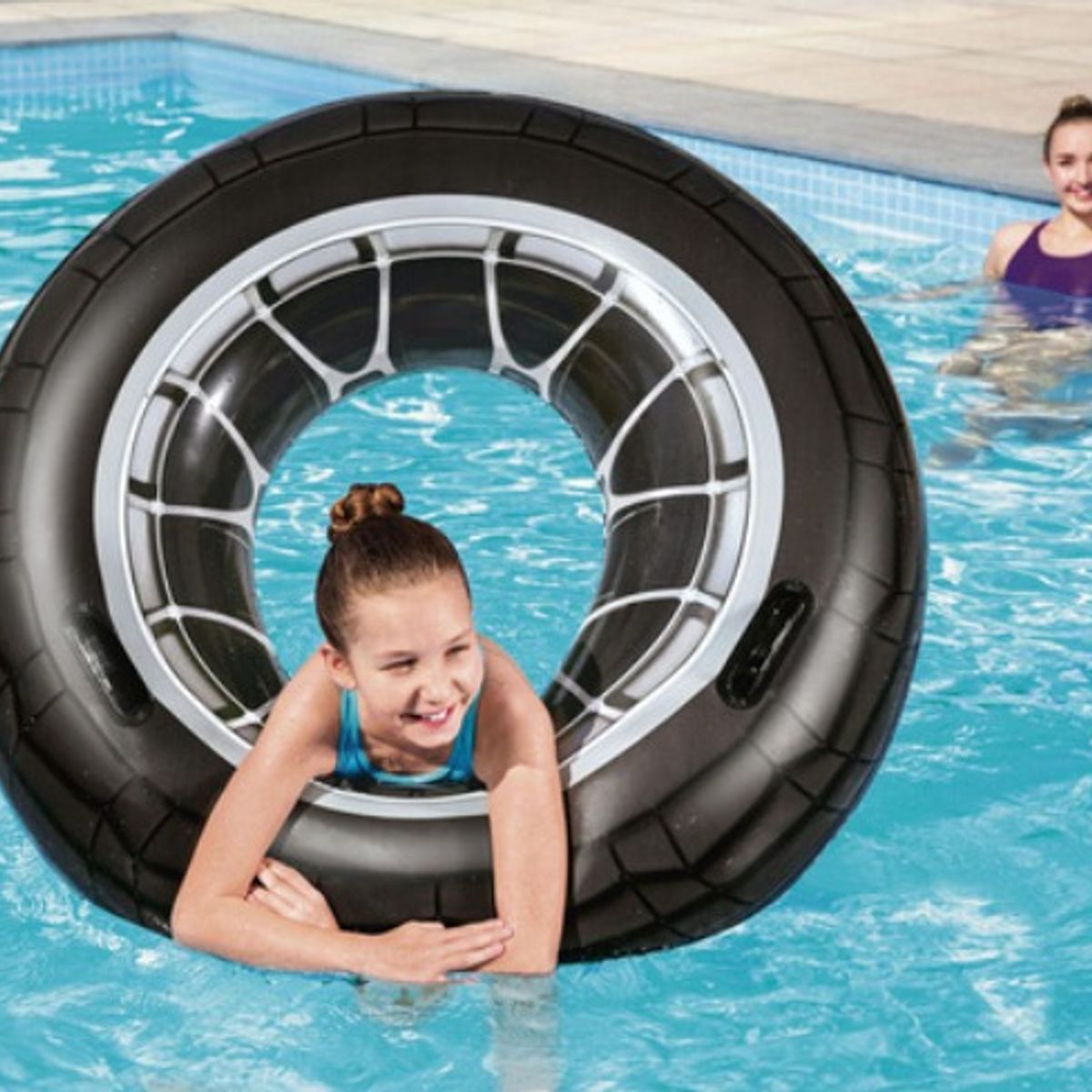 BESTWAY - Flotador Piscina Aro Bestway Llanta Neumatico Unisex