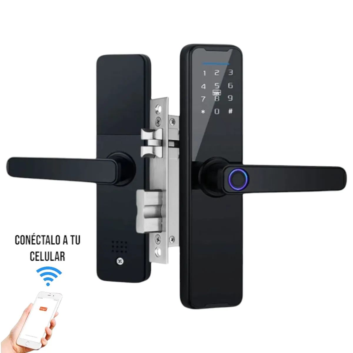 VLASS TECH - Cerradura Inteligente Digital 6 Modos Premium +Asesoría de Instalación