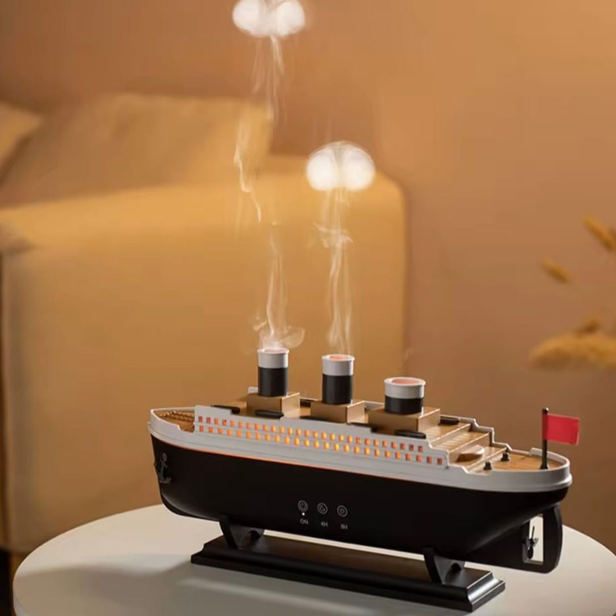 GENERICO - Humidificador Barco ModeloTitanic aromático  de 250ml