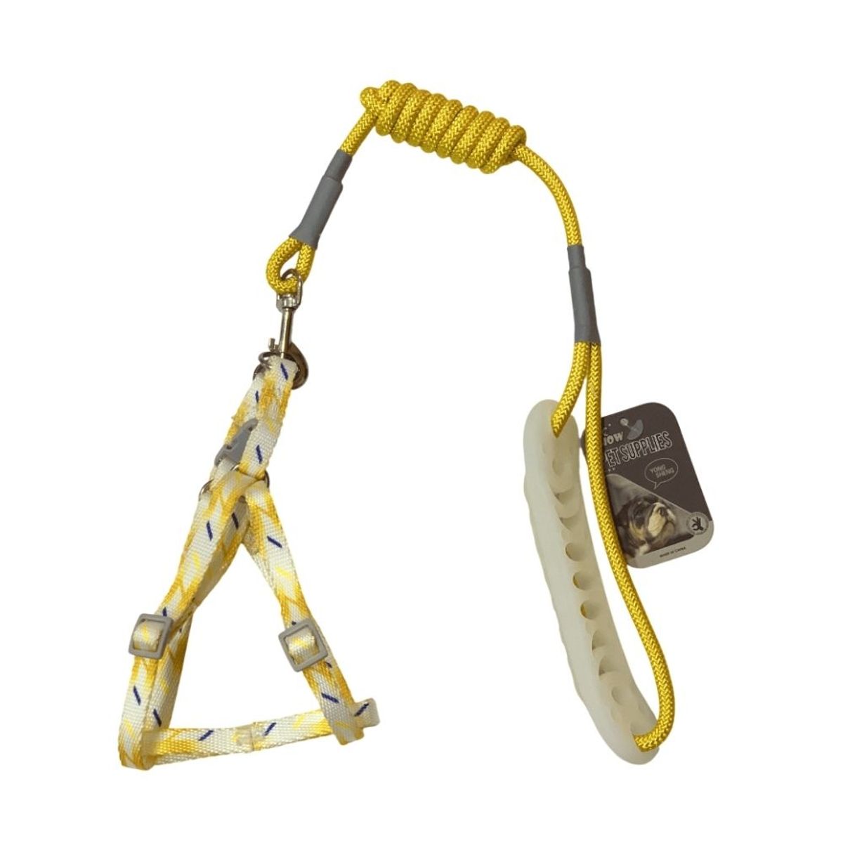 GENERICO - Arnes Regulable Con Correa Talla Xs - Amarillo