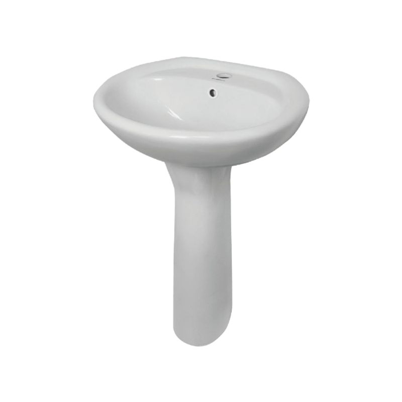 FRATELLI - LAVATORIO + PEDESTAL SELENE BLANCO