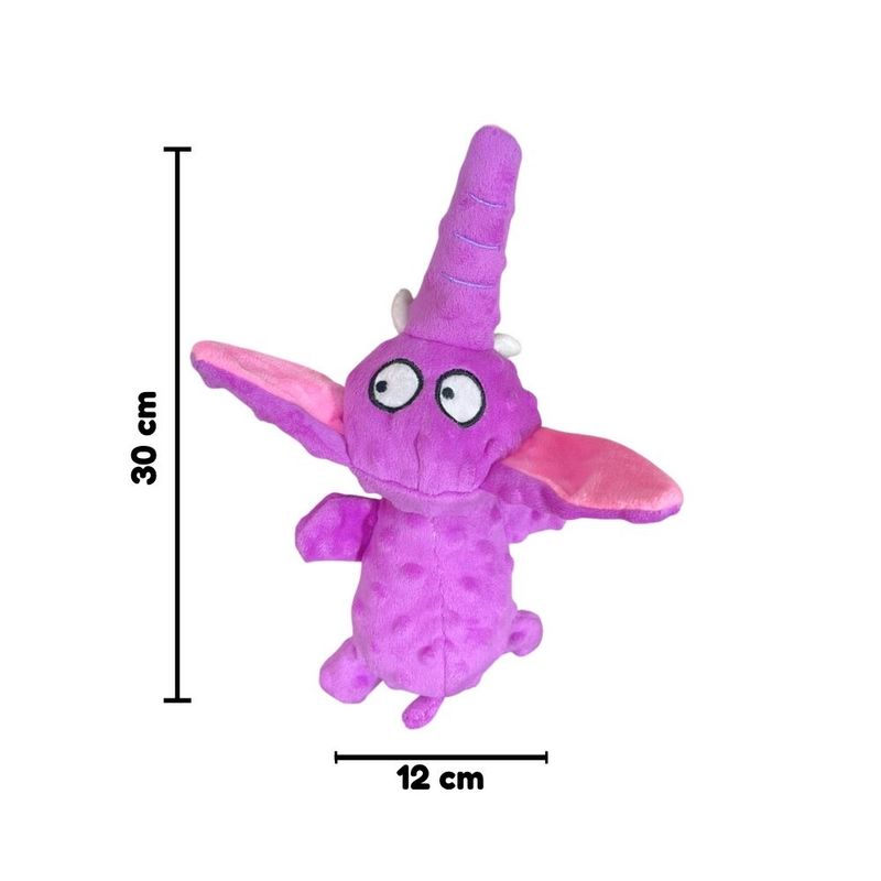 GENERICO - Juguete Peluche De Elefante  Para Mascota - Morado
