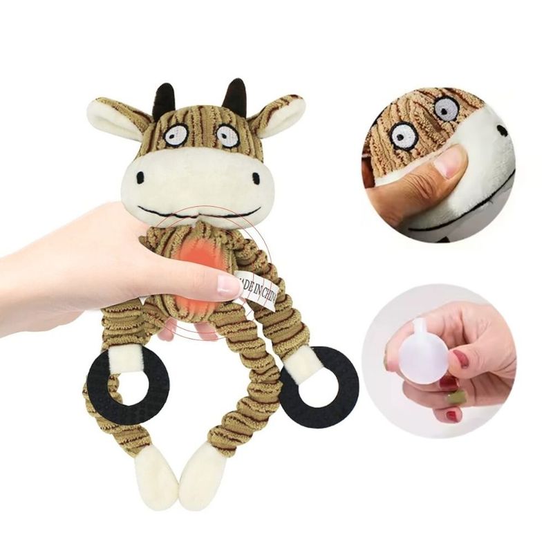 GENERICO - Juguete Peluche Manitos de Jebe - Jirafa