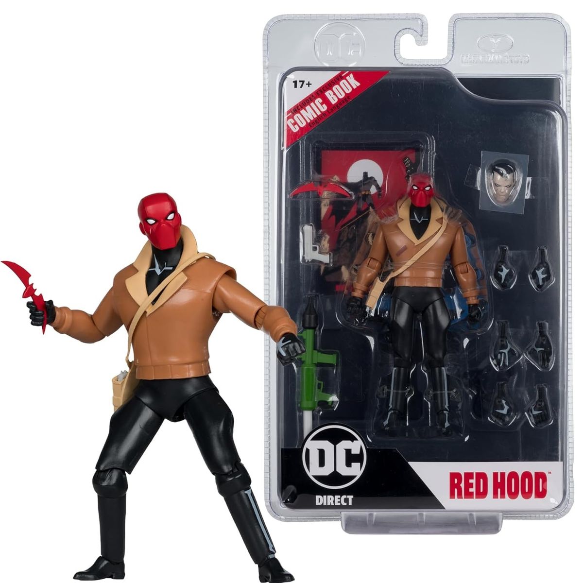MCFARLANE - Batman The Adventures Continue DC Red Hood with Comic