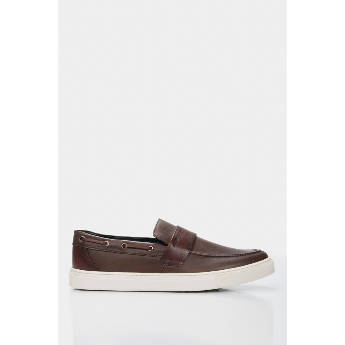 VELEZ - Vélez Mocasines Deportivos De Cuero Hombre Vintage Café