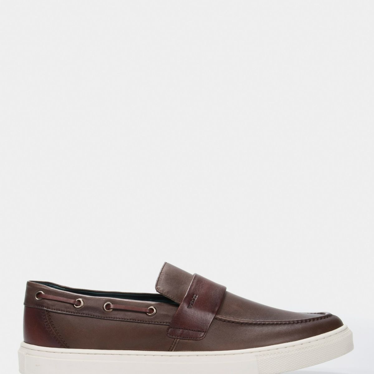 Velez - Vélez Mocasines Deportivos Cuero Hombre Vintage Café