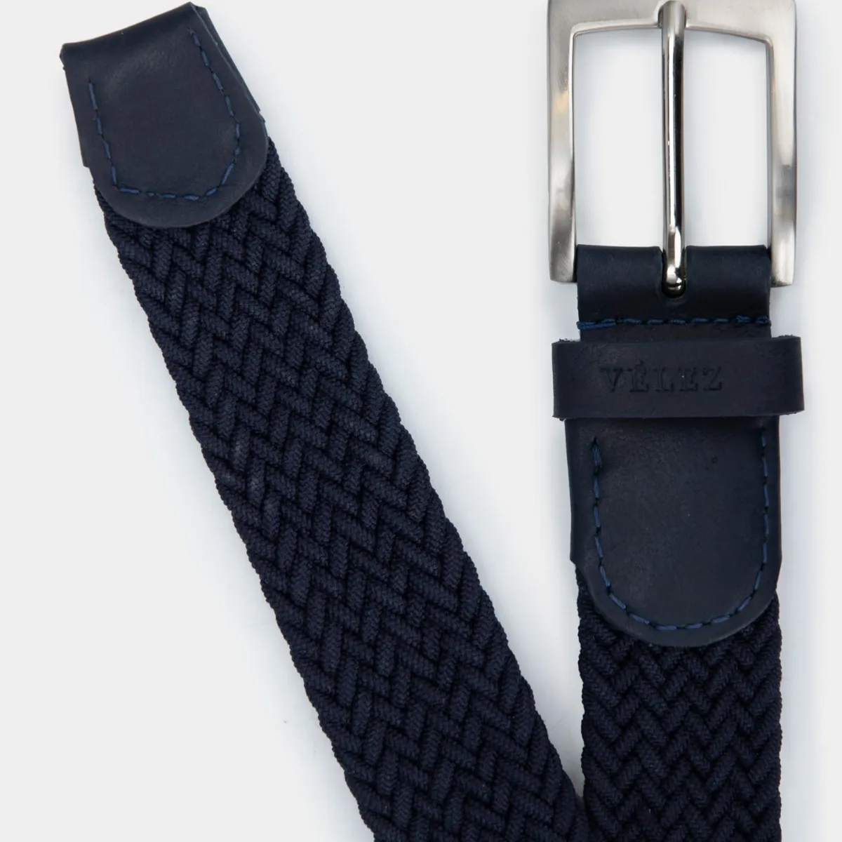 VELEZ - Vélez Correa Unifaz Cordón Por Cuero Hombre Azul Oscuro