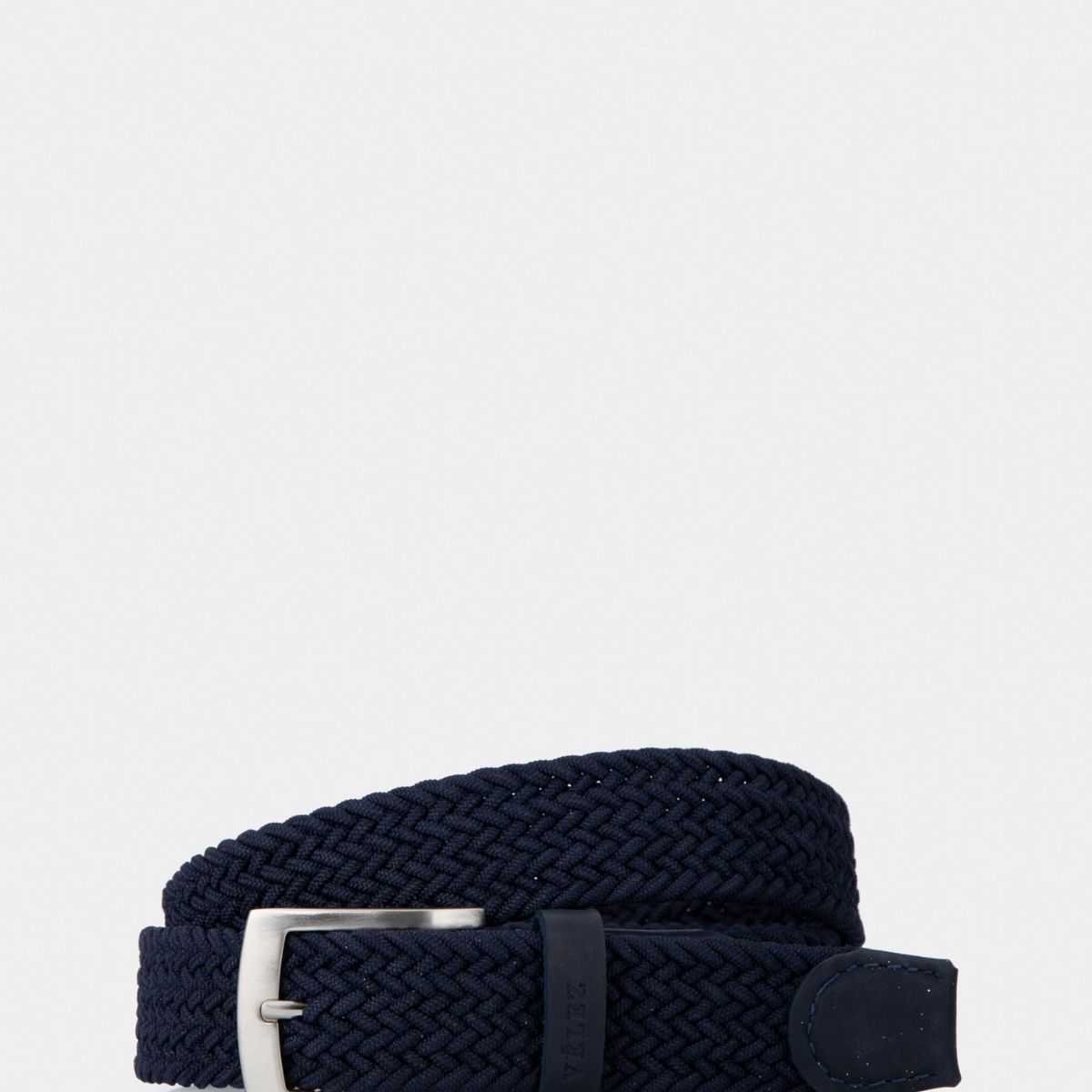 Velez - Vélez Cinturón Unifaz Cordón Por Cuero Hombre Azul Oscuro