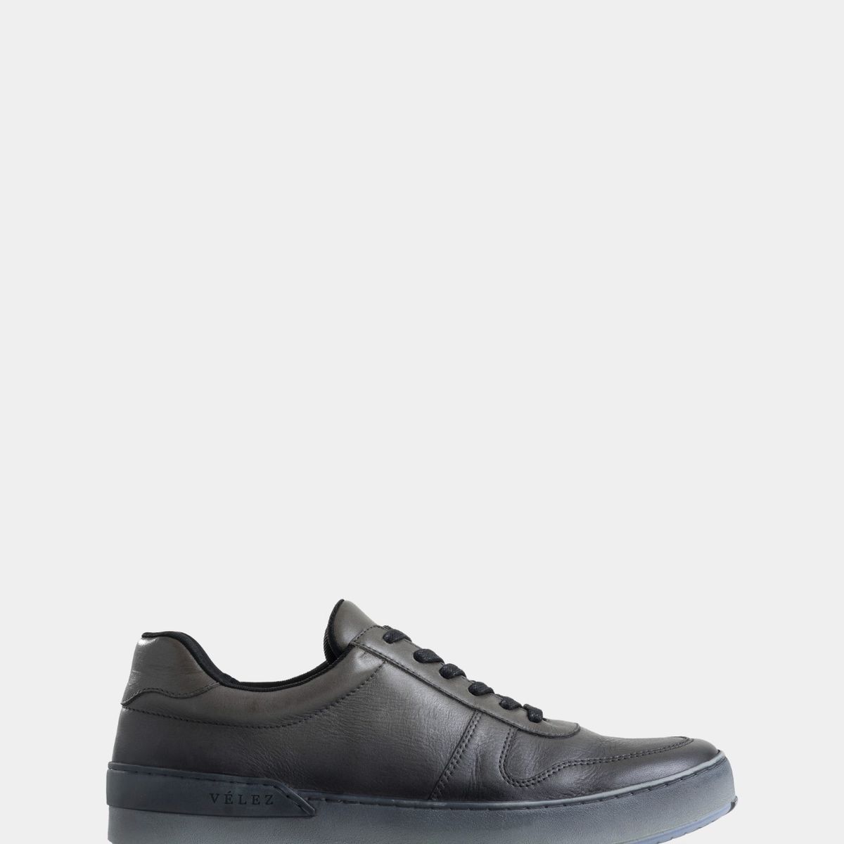 VELEZ - Vélez Zapatillas Whited 2 Cuero Hombre Cordón Encerado Gris