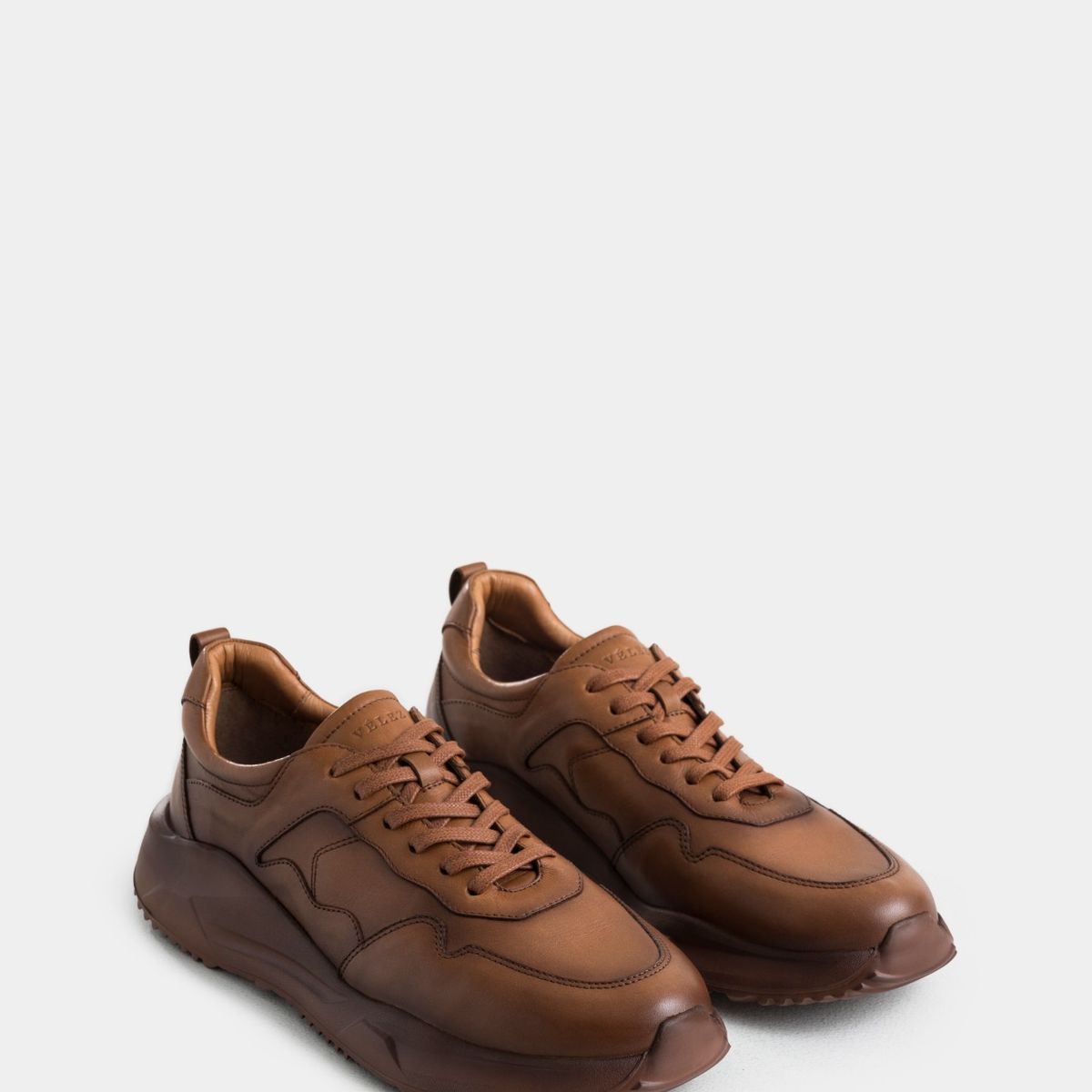 VELEZ - Vélez Zapatillas Gali 2.0 De Cuero Hombre Monocolor Miel