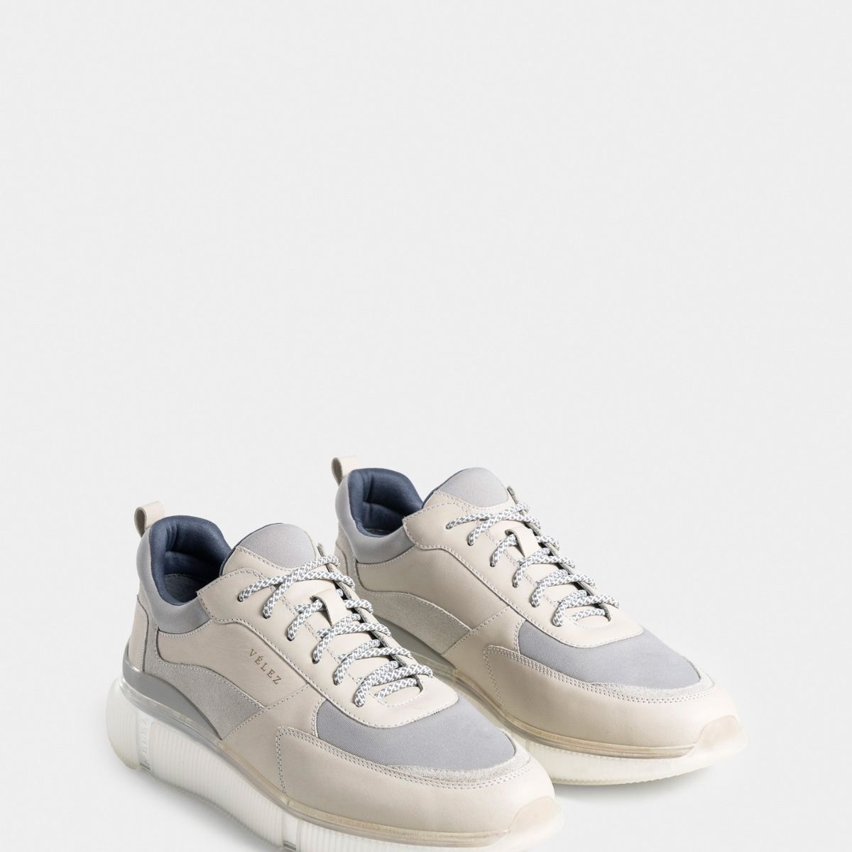 VELEZ - Vélez Zapatillas Ontario Cuero Hombre Urban Blanco