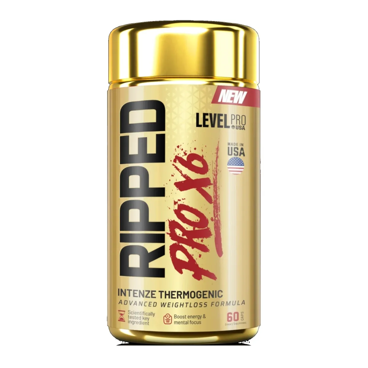 LEVEL PRO - Level Pro RIPPED PRO X6 60 Cápsulas