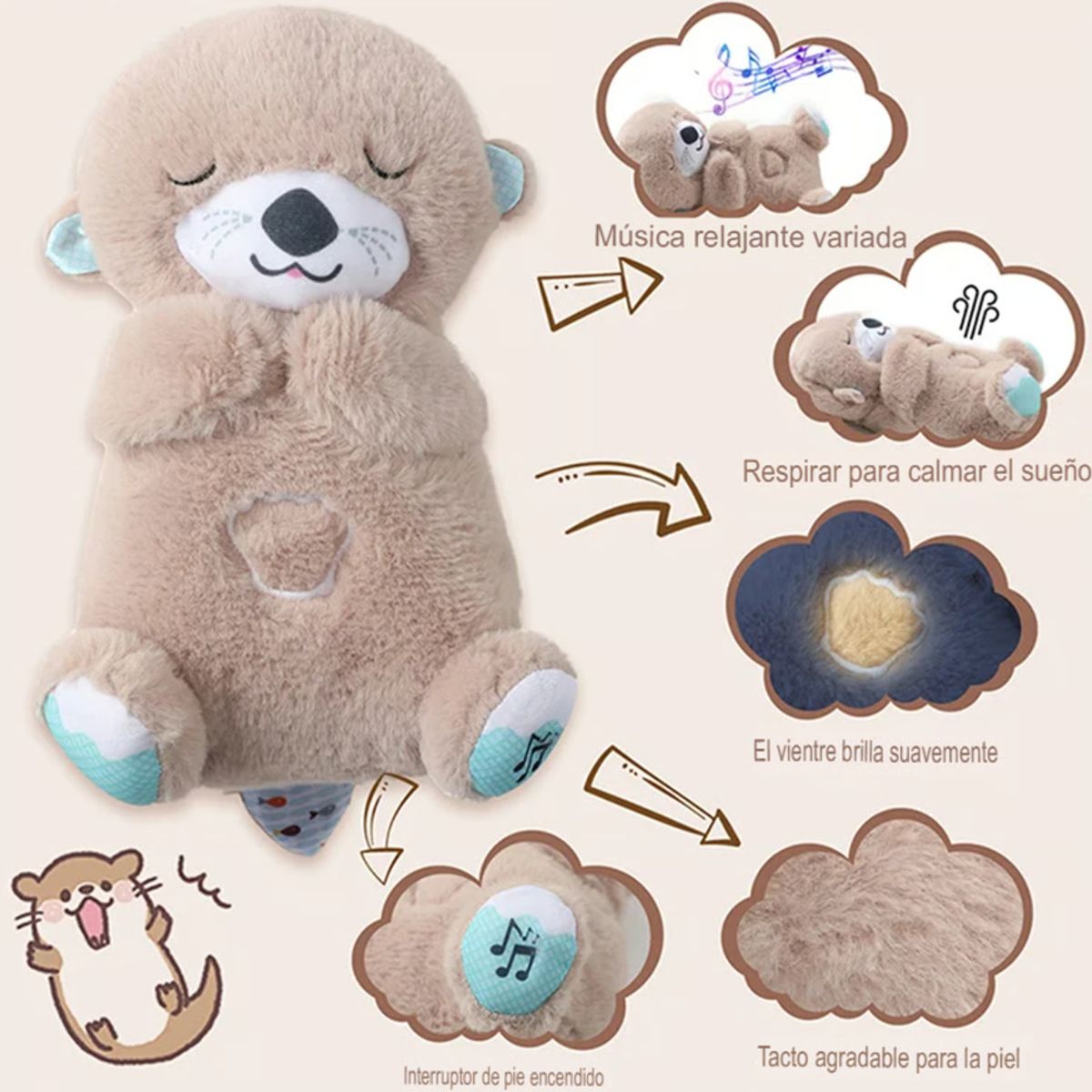 GENERICO - Nutria que Respira  Musical - Marron